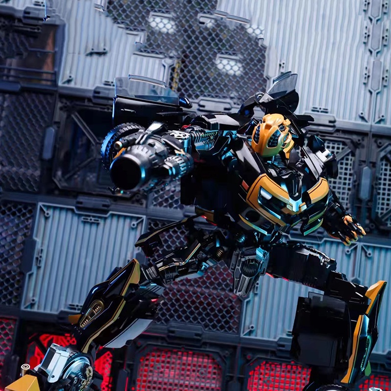 Mô hình Black Mamba BumbleBee BB02 BB-02 Black Warrior Robot biến hình Transformers Optimus Prime Cao cấp
