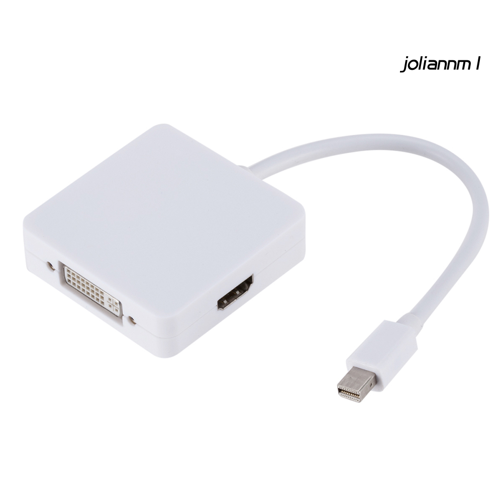 Cáp Chuyển Đổi 3 Trong 1 Từ Cổng Dp Sang Dvi Vga Hdmi Cho Macbook Thunderbolt