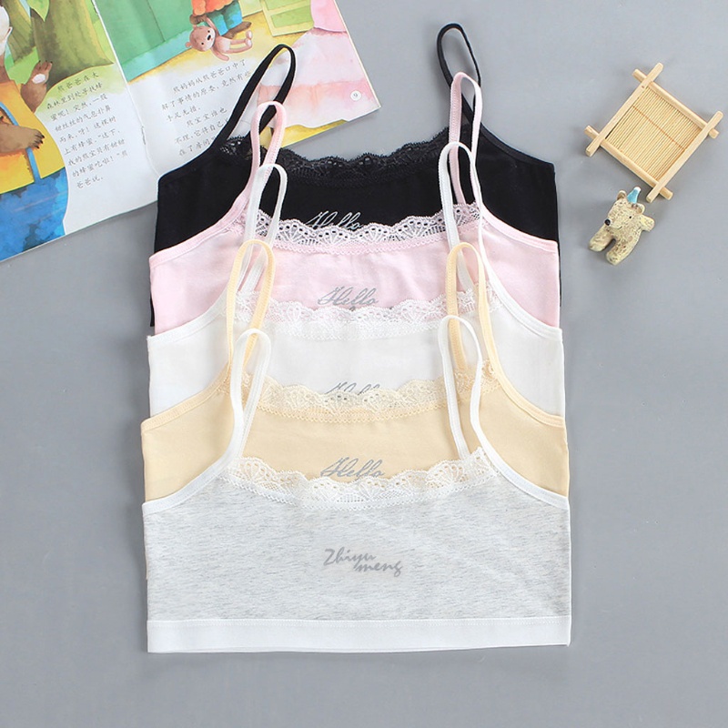 Áo lót vải cotton Mềm Mại Dành Cho Bé Gái 8-16 Tuổi