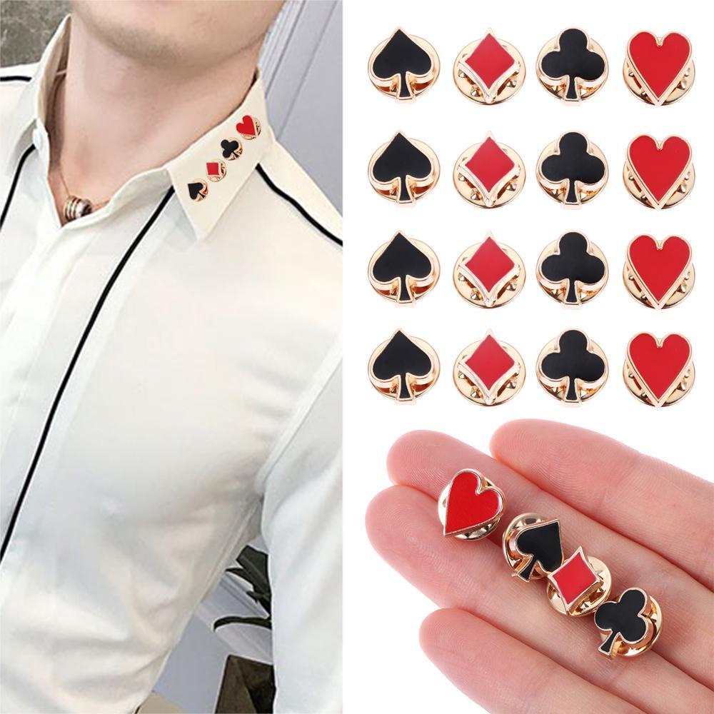 NIUYOU Bộ 4 Ghim Cài Áo Hợp Kim Hình Boutonniere Vui Nhộn