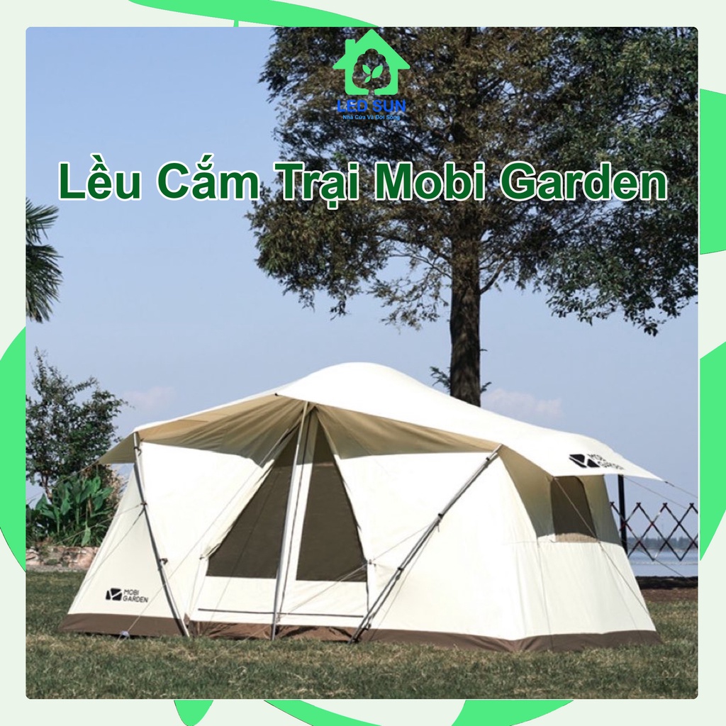 Lều cắm trại du lịch dã ngoại 6 -8 người cao cấp mobi garden ledsun