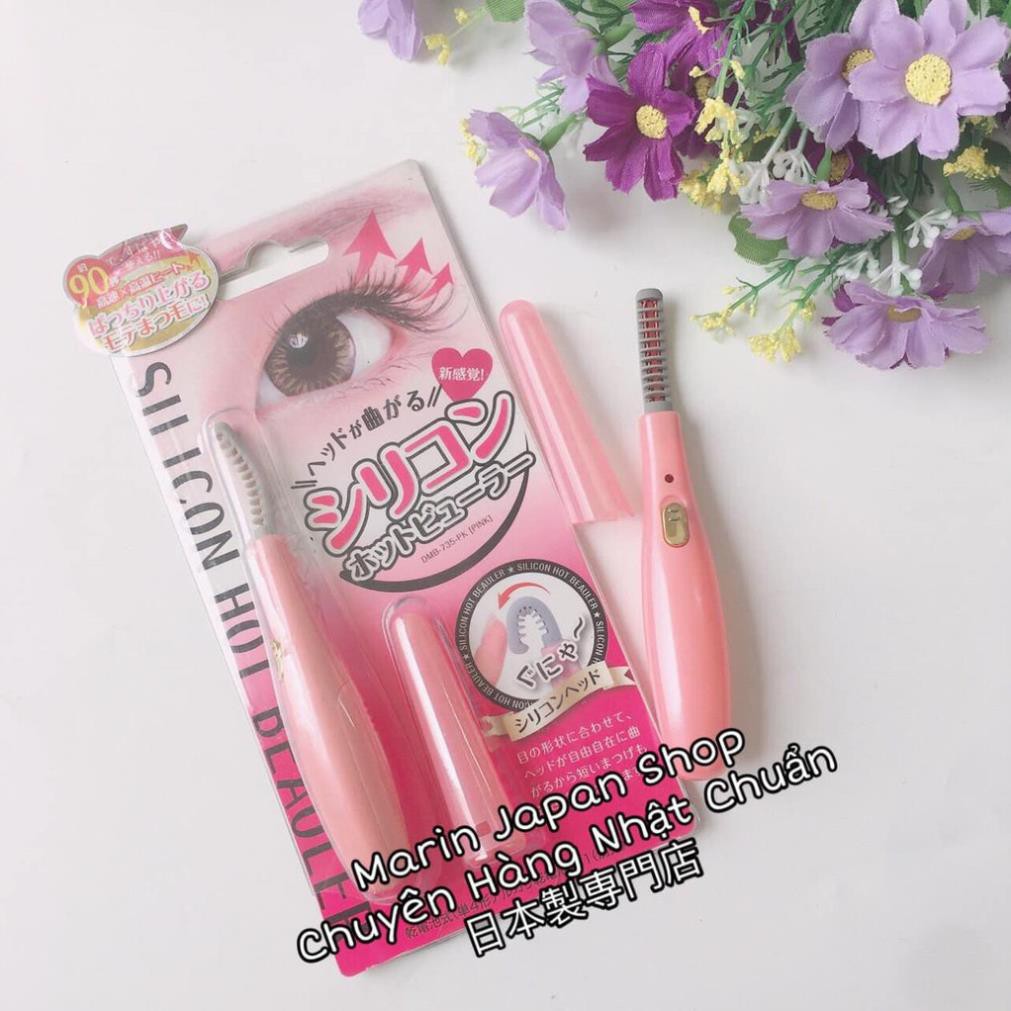(Hàng Nhật ) Máy uốn cong mi Đầu silicon cao cấp Silicon Hot Beauler hàng nội địa Nhật Bản