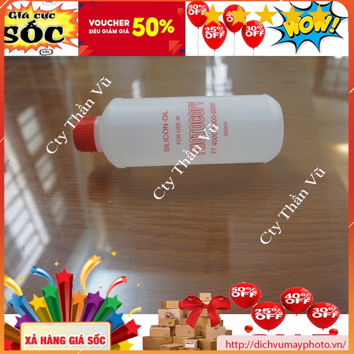 Mỡ sấy dầu ricoh dùng cho máy in máy photocopy loại 500ml hàng chất lượng MVP Thăng Long