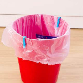 Bộ 2 Kẹp Cố Định Túi Đựng Rác Trong Thùng Rác Dùng Tại Nhà