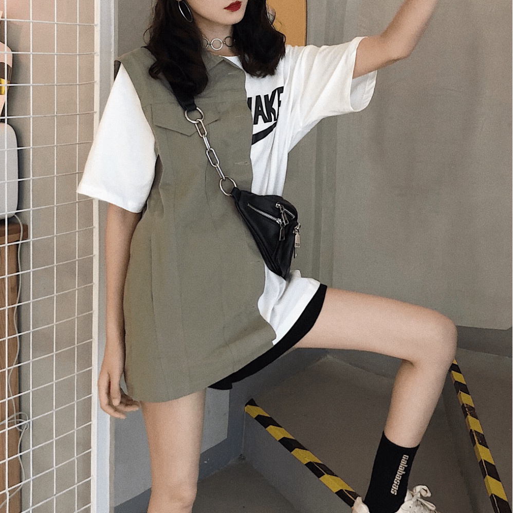 Áo Thun Tay Ngắn Dáng Rộng Thời Trang Hàn Quốc 2022