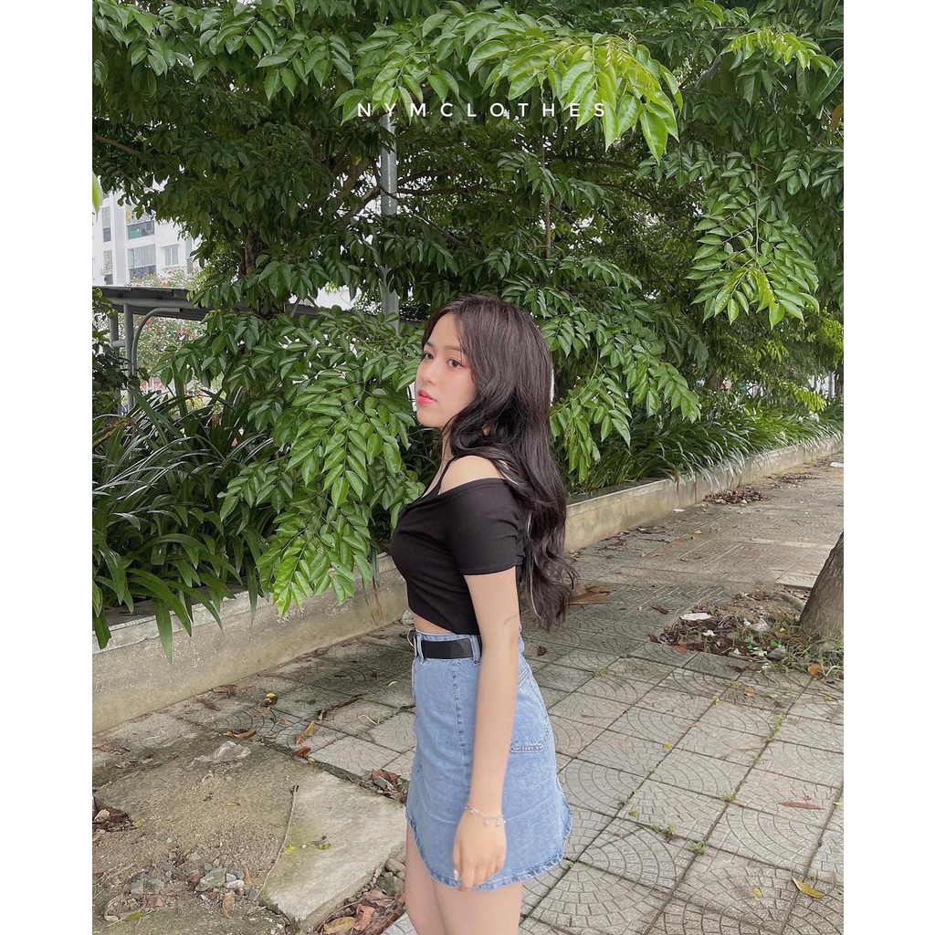✿ ÁO CROP CỔ YẾM ✿