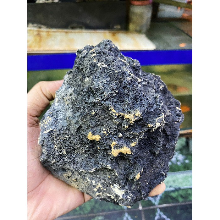 ĐÁ ĐEN GIA LAI TRANG TRÍ SET UP BỂ CÁ THỦY SINH 1KG