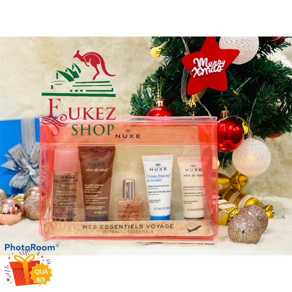 SET GIFT MỸ PHẨM PHÁP NUXE 5 MÓN CHĂM SÓC CÁ NHÂN - NK PHÁP