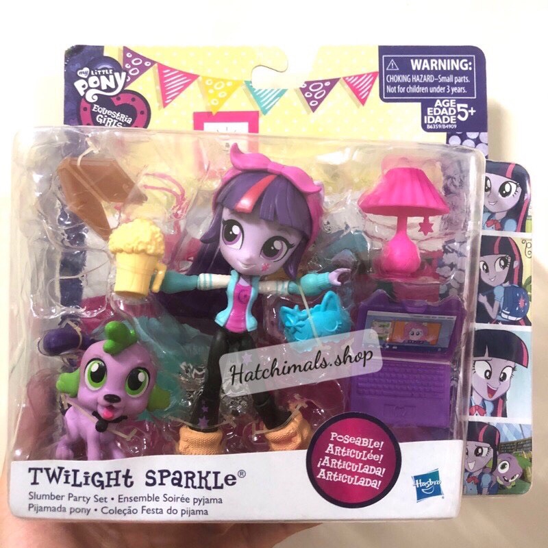 Đồ chơi Hộp búp bê Fluttershy & Twilight - My little pony phụ kiện