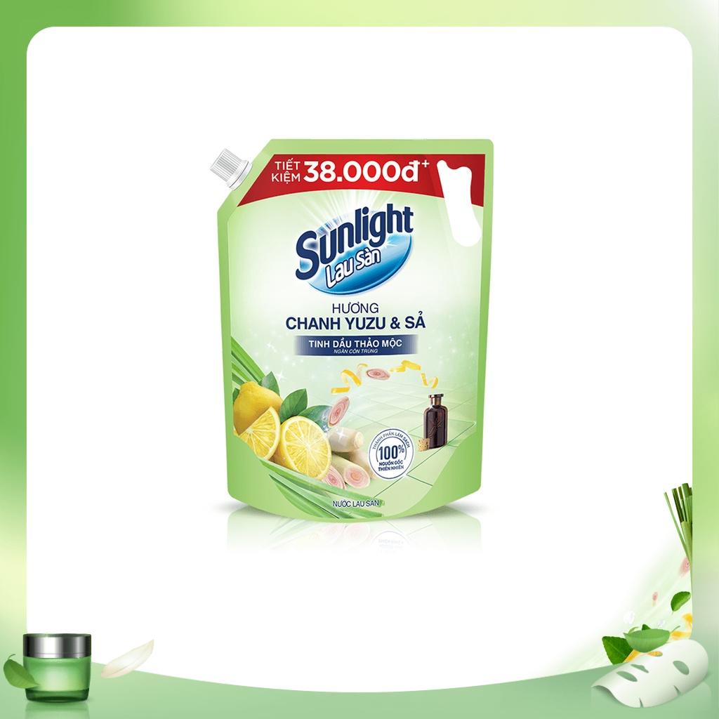 Nước Lau Sàn Sunlight Tinh Dầu Thảo Mộc Túi 3.6 Kg