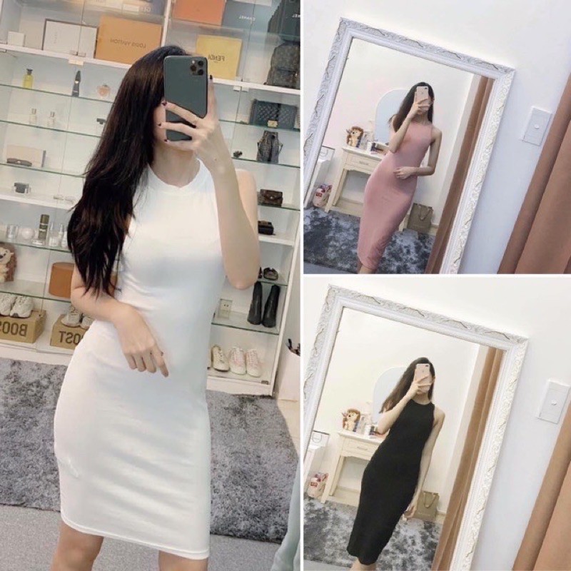 [SALE] Váy Body sát nách F21 xuất dư chuẩn xịn - mẫu đầm ôm cotton siêu đep siêu chất và cực kỳ dễ phối đồ