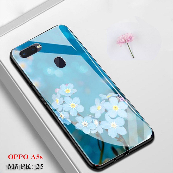 Ốp lưng A5s, ốp lưng oppo a5s mặt lưng kinh 9H in hình 3D sang bóng bảo vệ điện thoại tuyệt đối