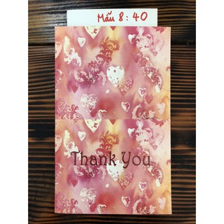 Thiệp Thank You Vintage