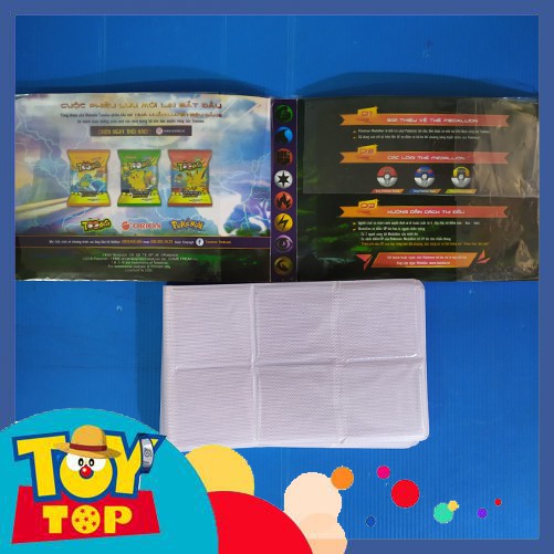 [Ko kèm thẻ/Khách đọc mô tả giúp shop ạ] Album đựng thẻ Toonies Pokemon mùa Medallion