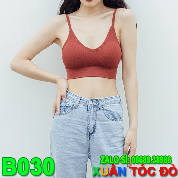 SỈ ZALO RẺ HƠN NHIỀU_ Áo Bra Tăm 2 Dây Cực Hot Mới B030 | WebRaoVat - webraovat.net.vn