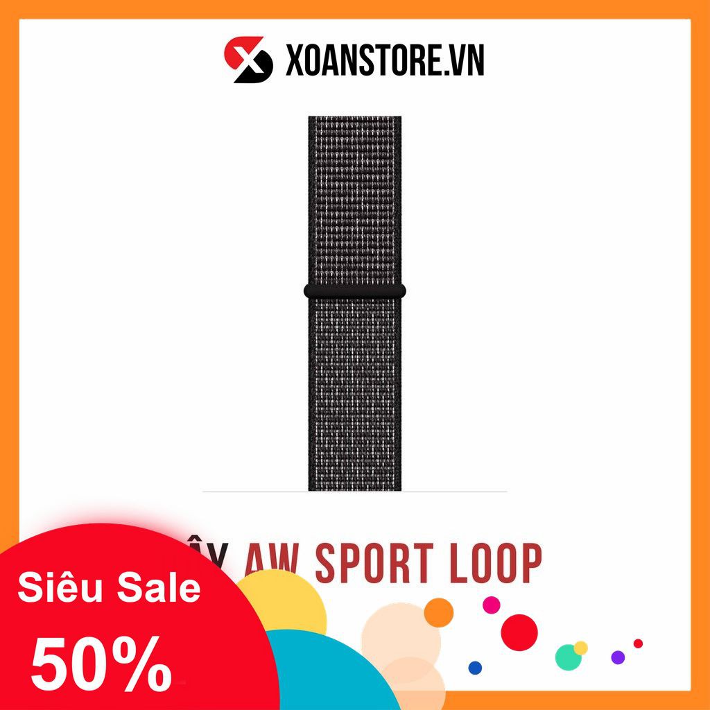 Dây đeo VẢI  Sport Loop cho Apple Watch SERIES 1 2 3 4 5 6 kích thước 38mm 40mm 42mm 44mm