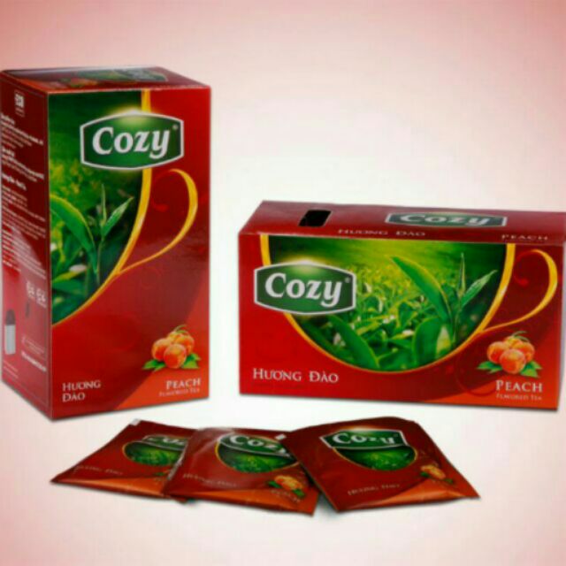 Trà đào cozy túi lọc