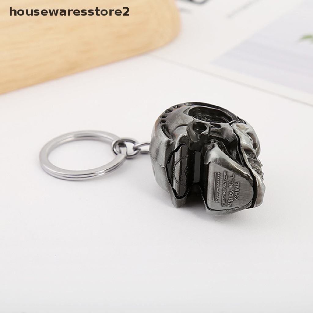 [housewaresstore2] Móc Khóa Hình Đầu Lâu Kẻ Hủy Diệt Cổ Điển Thời Trang Trang Trí Xe Hơi