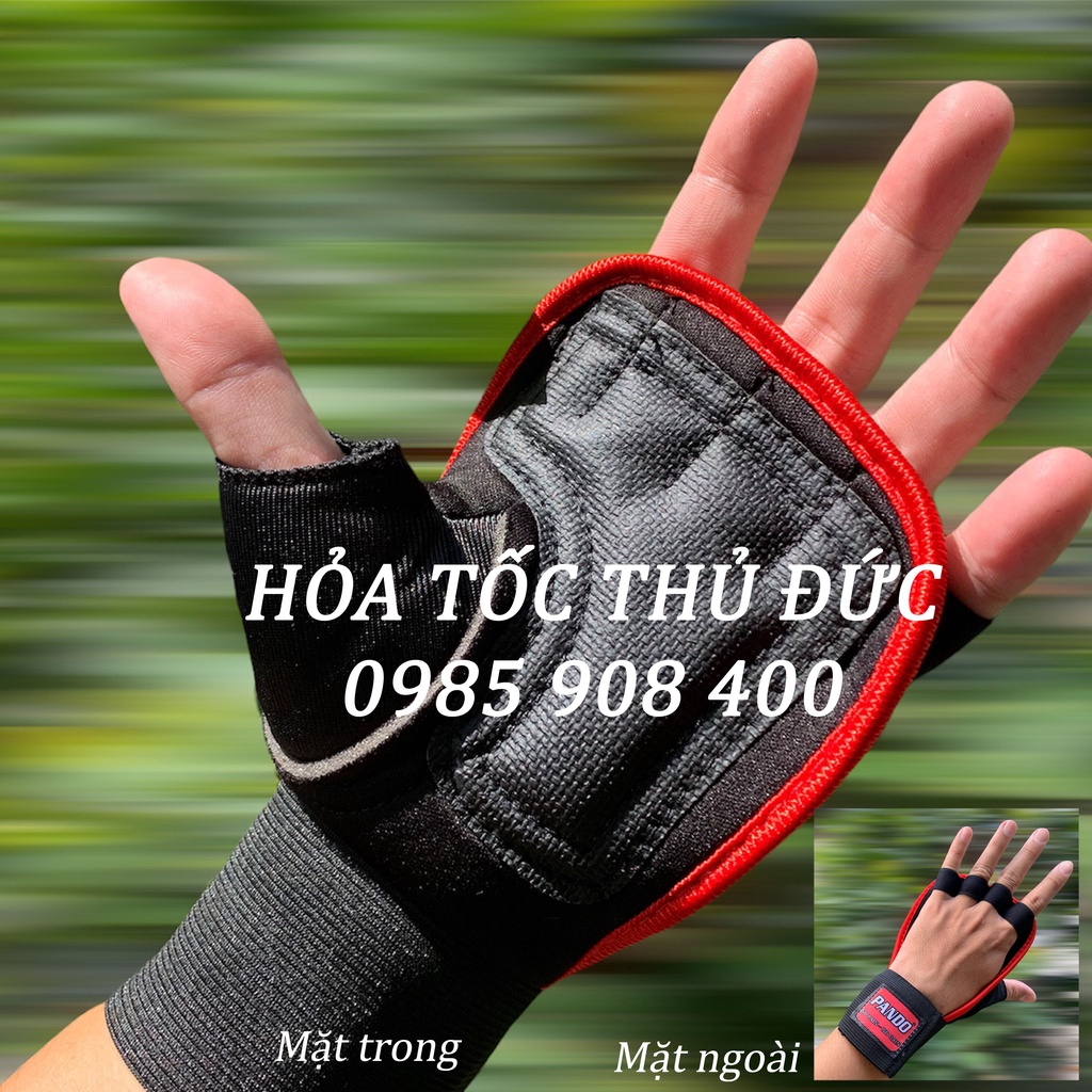 Găng tay tập gym nam nữ hở ngón phượt xe máy  B2021