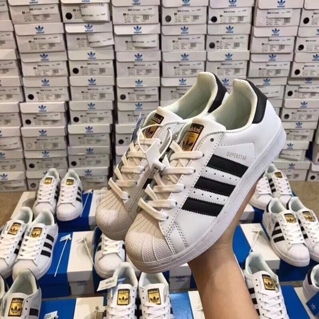 (Ảnh thật) Giày Adidas-Supper Star - Bản chuẩn