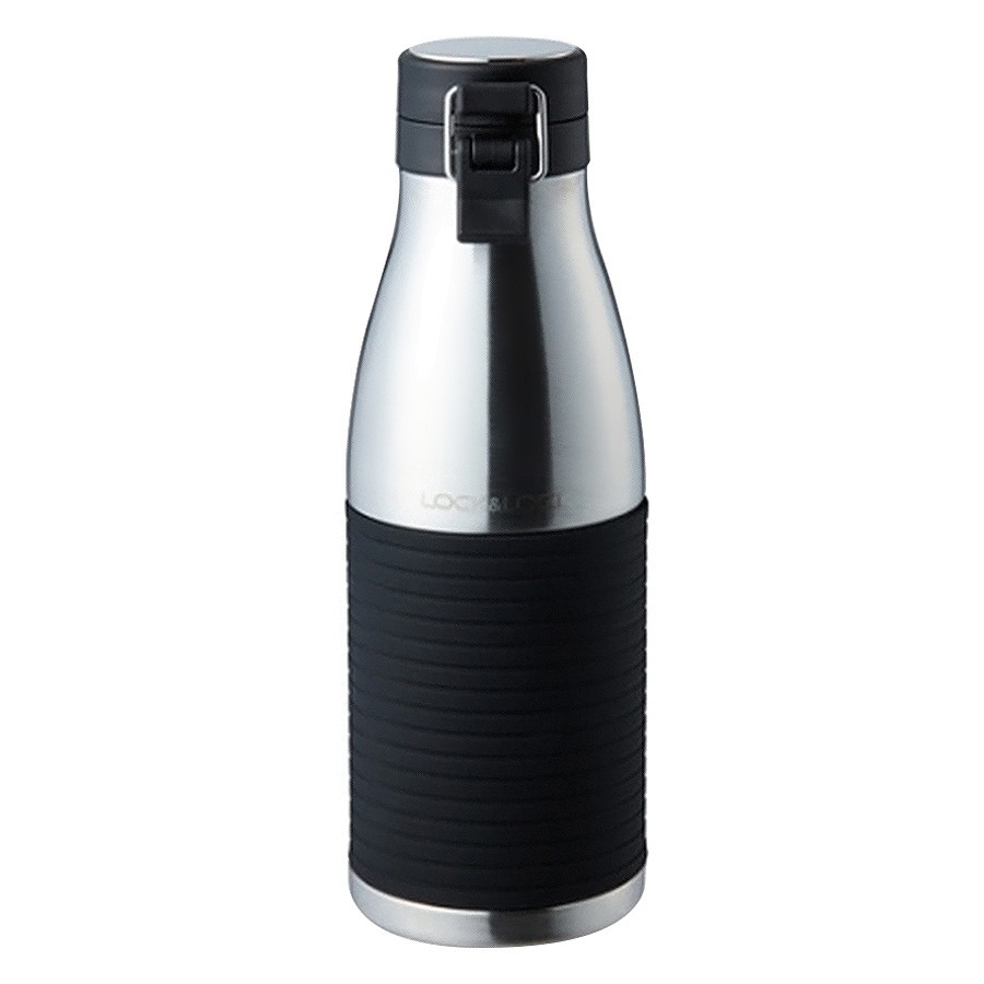 [Mã LIFEHL25 giảm 10% đơn 350K] Bình giữ nhiệt bằng thép không gỉ Lock&amp;Lock Cylinder Bottle 430ml [LHC4145SLV]