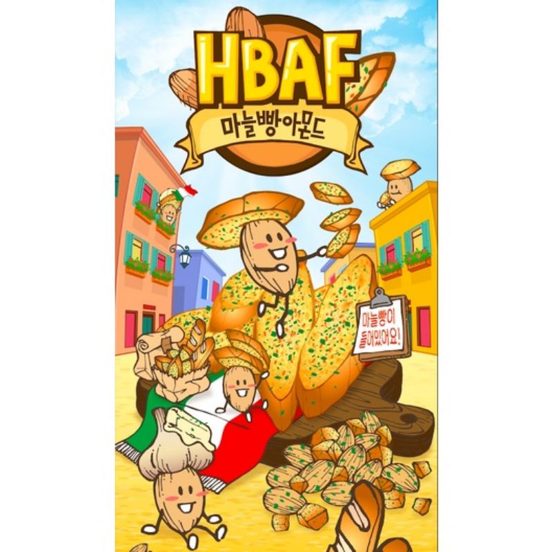 Hạt Hạnh Nhân Mix Bánh Mì Bơ Tỏi HBAF 210g