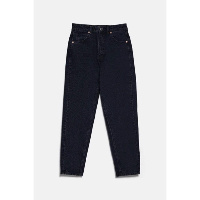 quần bò denim nữ dáng baggy hãng zara dư xịn