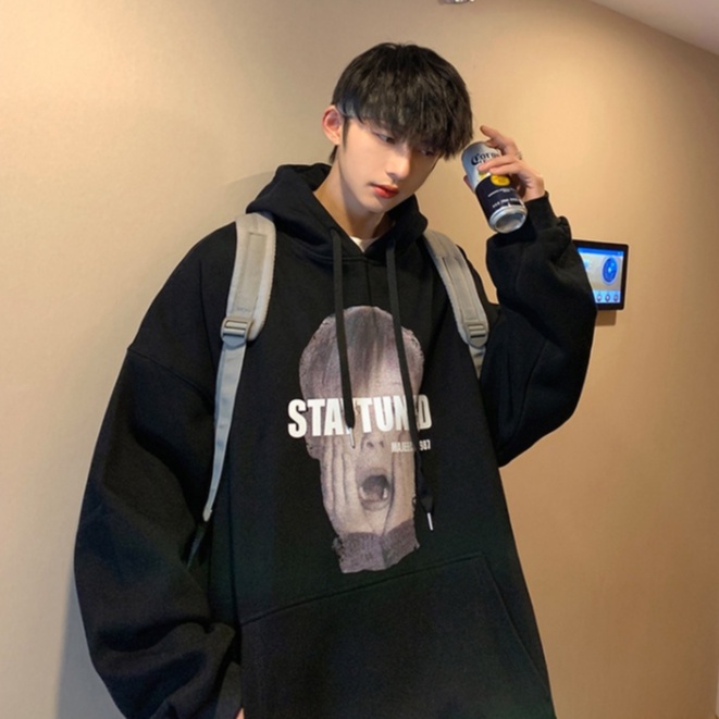 Áo hoodie nam Phong cách Hàn Quốc cộng  kích thước  Bình thường quần áo