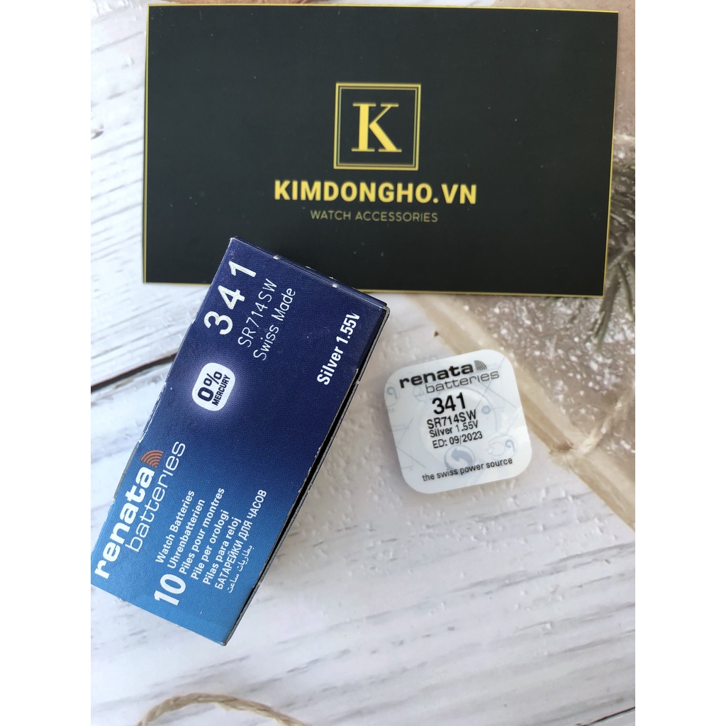 Viên Pin SR714SW RENATA SR714 341 714 Thay Thế Cho Đồng Hồ Đeo Tay
