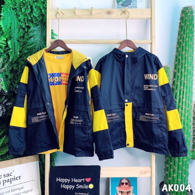 🌈𝐆𝐈𝐀́ 𝐗𝐔̛𝐎̛̉𝐍𝐆💢004 Áo Khoác Kaki - Đen Vàng 2 Lớp Cao Cấp (Bomber Jacket) | BigBuy360 - bigbuy360.vn