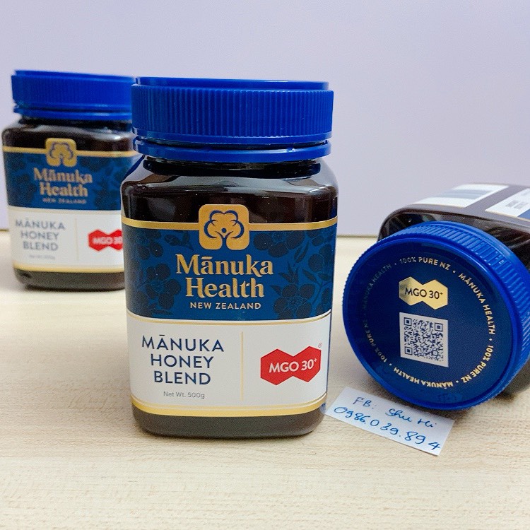 Mật ong manuka, honey manuka health MGO 30+ new zealand hộp 500g - HSD 2025