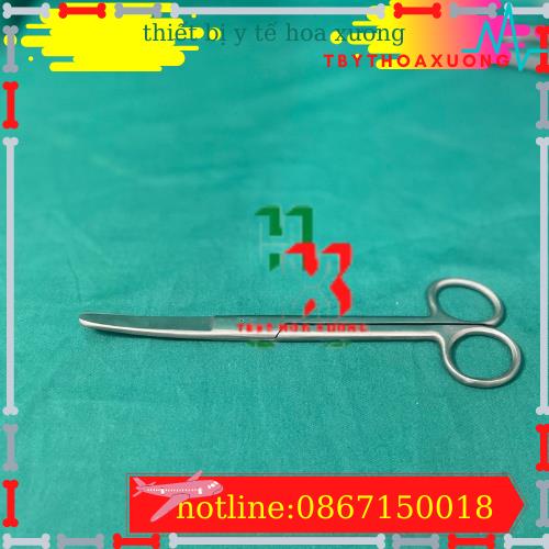 Kéo Y Tế , Kéo Cong 2 Đầu Tù 18cm Sắc Bén Hàng Loại 1 Pakistan