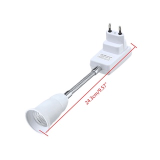 jia E27 EU Plug Socket Adapter Bulbs Plug Light Lamp Bulb All Direction Extension Adapter Extenders for Home Light Fixtu