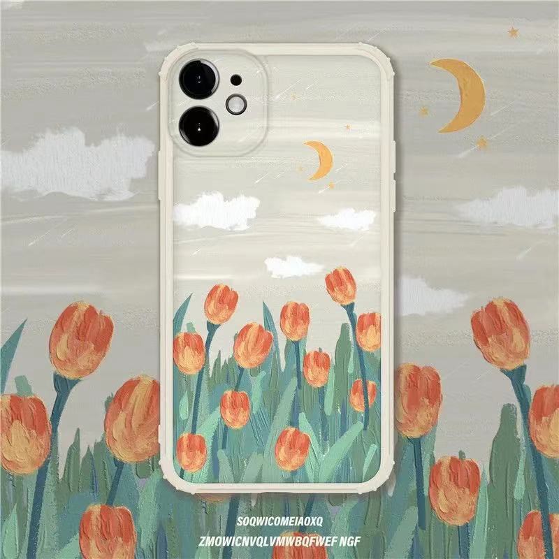 iPhone case Spot oil painting original pattern Use all models