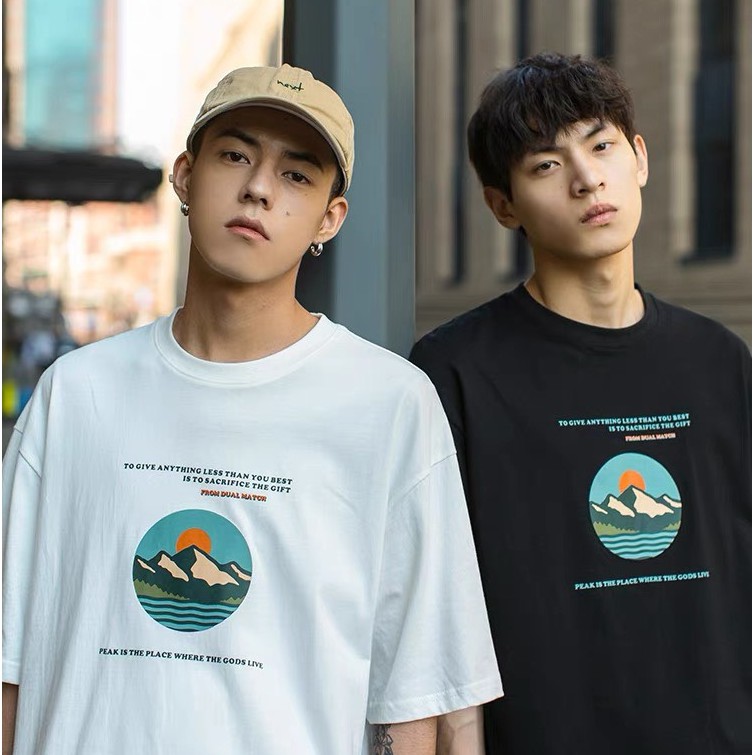 [AT0201] Áo thun nam nữ, tay lỡ trẻ trung, dáng rộng, phong cách HÀN QUỐC , chất liệu mềm mịn | BigBuy360 - bigbuy360.vn