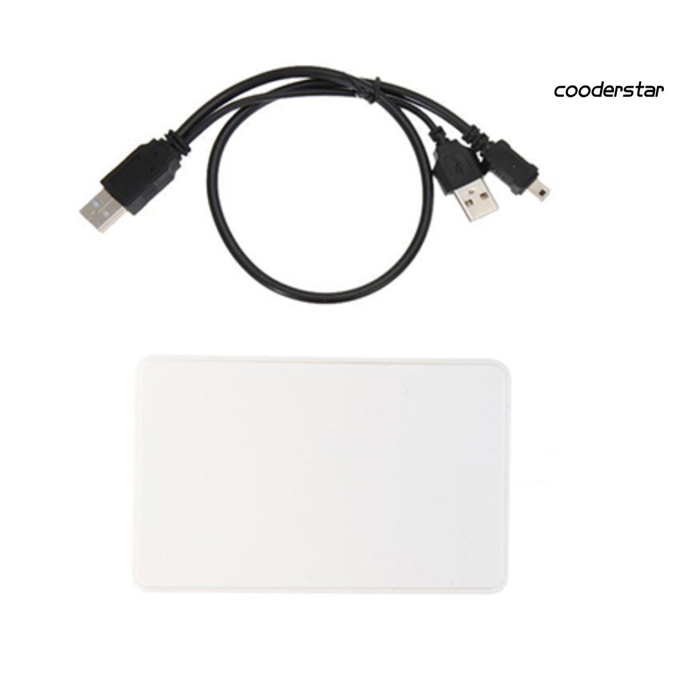 COOD-st Useful USB 2.0 SATA 2.5 inch HDD Hard Disk Drive External Enclosure Case