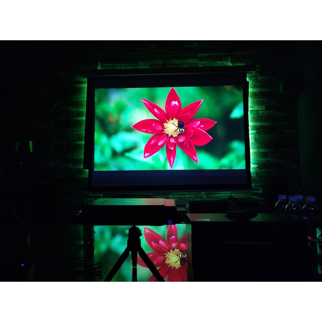 Máy chiếu mini thông minh Byintek UFO R15, kết nối điện thoại, hỗ trợ xem 3D