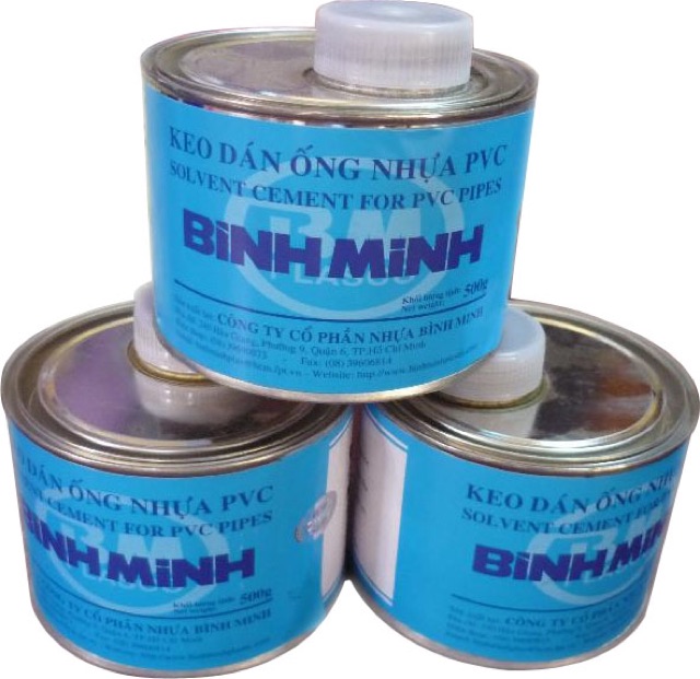 KEO DÁN ỐNG NƯỚC BÌNH MINH (50g, 200g, 500g, 1kg) - chính hãng ,sẵn có