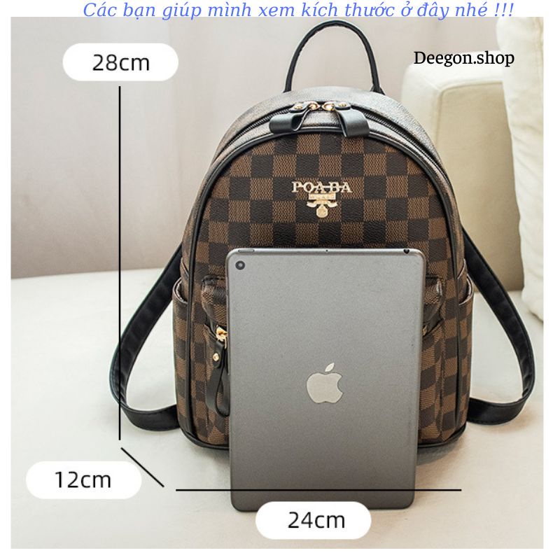 Balo da nữ mini dễ thương thời trang bằng dapu cao cấp phong cách hàn quốc đi chơi du lịch