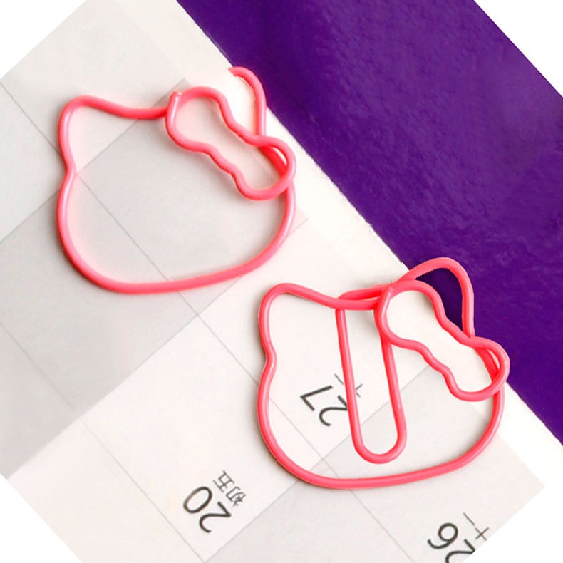 Kẹp Giấy, Tài Liệu Paper Clip Hình Heo Hồng Đáng Yêu
