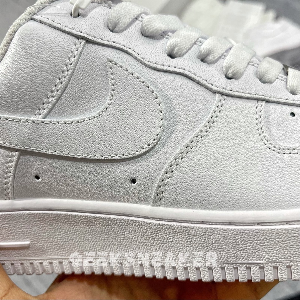 [GeekSneakerZone] BestVersion | BC Factory - Giày Sneaker Air Force 1 - AF1 All White Cổ Thấp