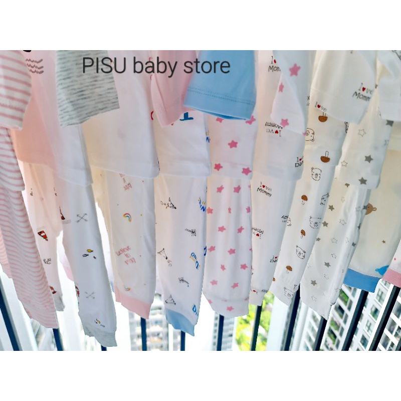 Moon -  Bộ dài tay sơ sinh Moon petit cho bé 3-7kg