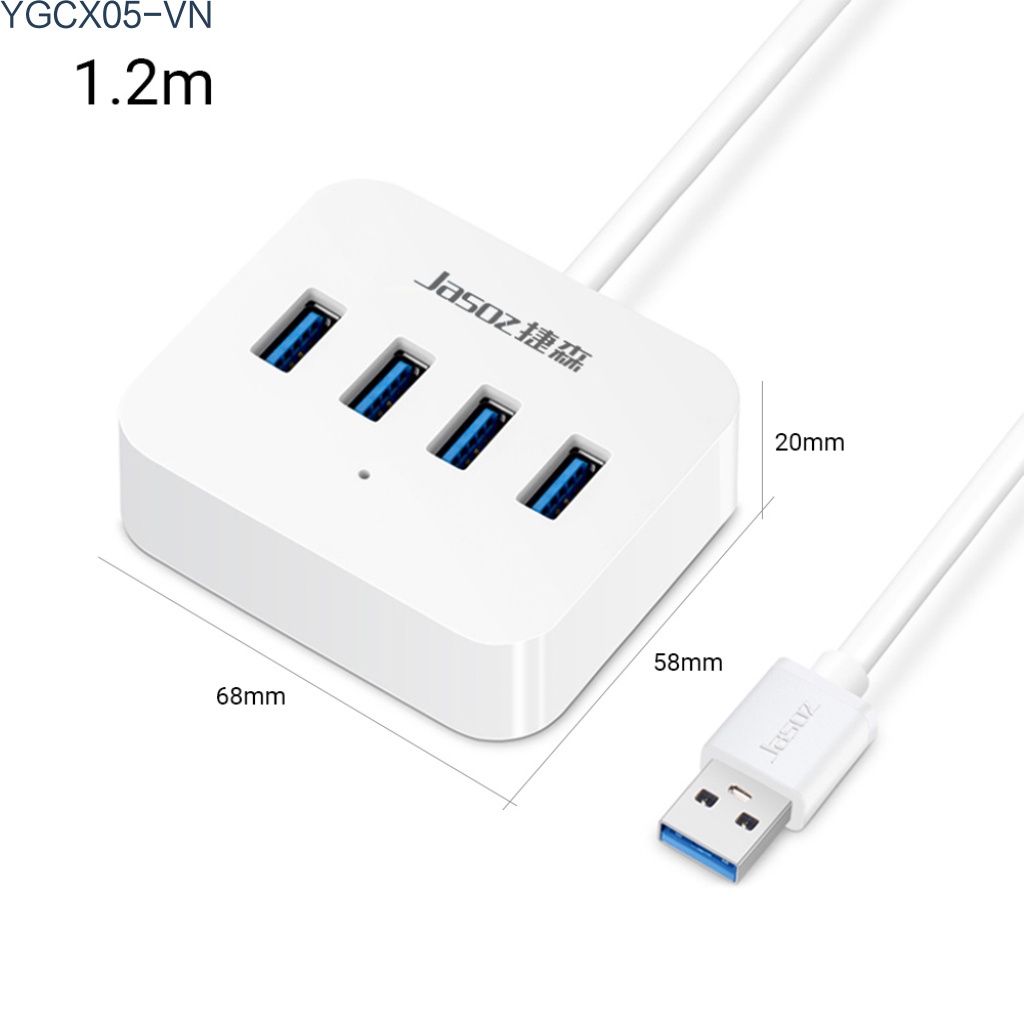 Bộ Chia 4 Cổng Usb 3.0 Jasoz F110 Cho Laptop Pc | BigBuy360 - bigbuy360.vn