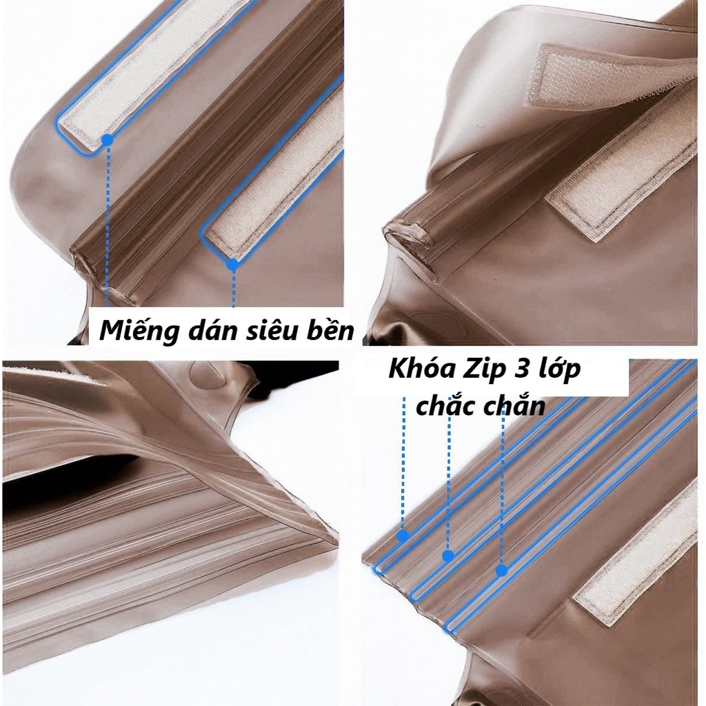 [GIÁ ƯU ĐÃI] Túi chống nước đeo hông tiện lợi - Chống ướt điện thoại - FREESHIP