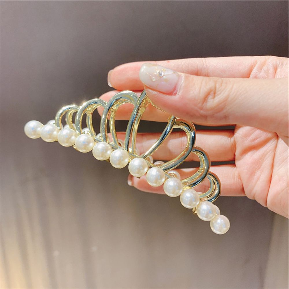 Kẹp Tóc Hình Vương Miện / Hình Học Đuôi Ngựa Nhiều Màu Thanh Lịch Kiểu Hàn Quốc Cổ Điển Cho Nữ 81