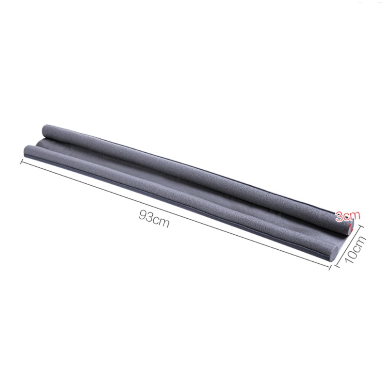 Ron Chân Cửa 93cm Bằng Cao Su Mềm Dẻo Bọc Khe Hở Chân Cửa Chống Bụi Chống Gió