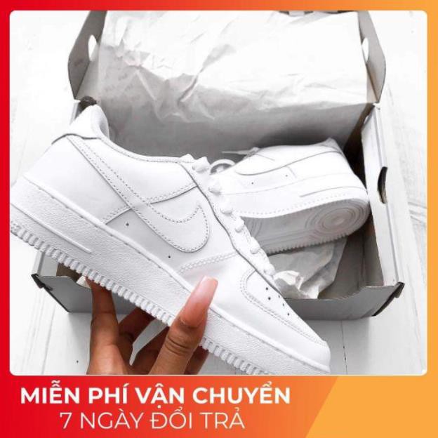 [ Sales 11-11] [Hàng Auth] Co San Giày Nike Air Force 1 All White . 11.11 O