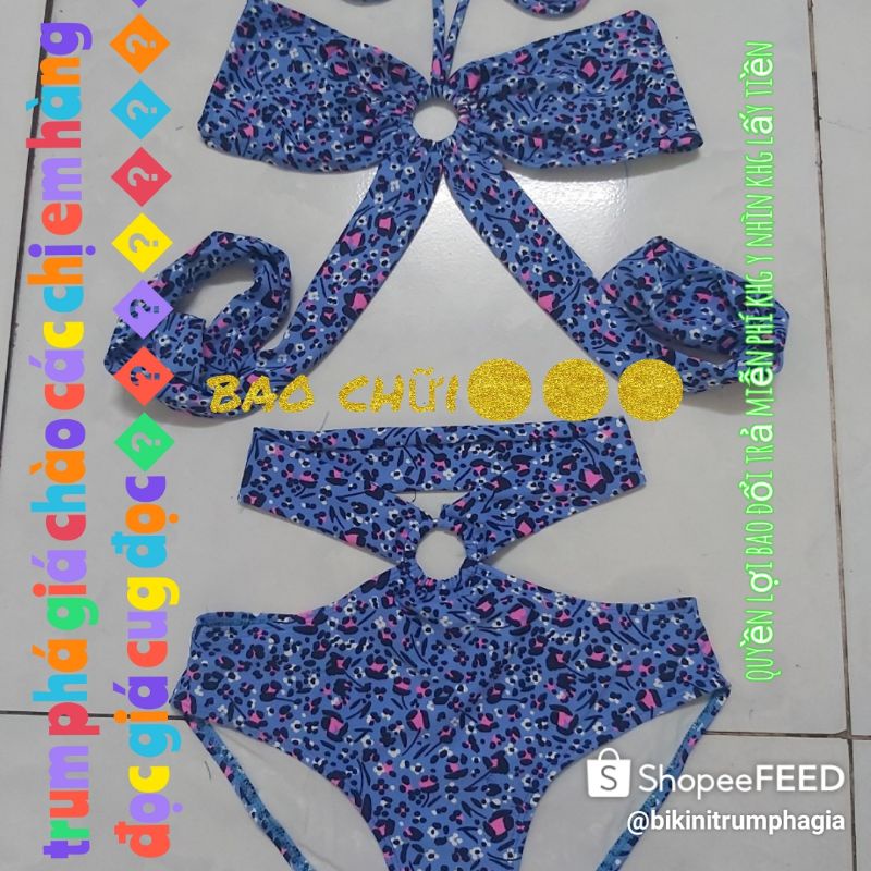 bikini đồ bơi 2 mảnh phối khoen cưc xinh