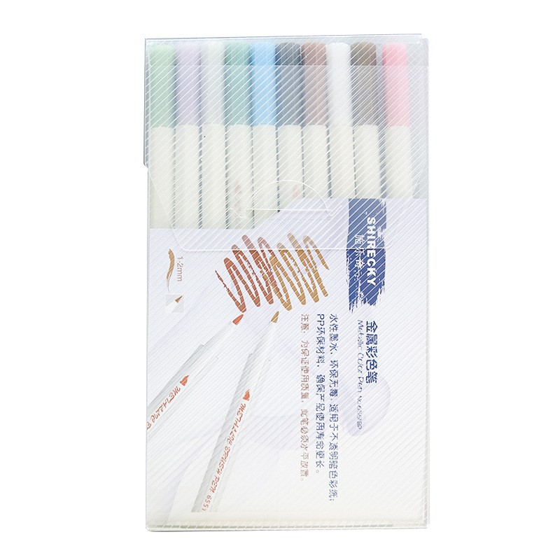 Bút Sta Metalic ngòi Brush ánh nhũ chọn màu bán lẻ