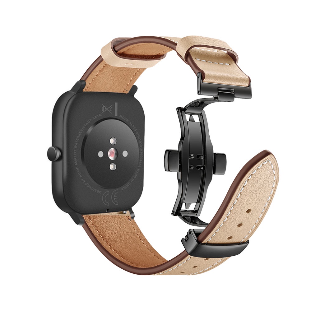 Dây Đeo Vải Da Thay Thế Cho Đồng Hồ Thông Minh Xiaomi Huami Amazfit Bip U Pro GTS 3 Bip S Lite GTS 2 Mini GTR 42mm